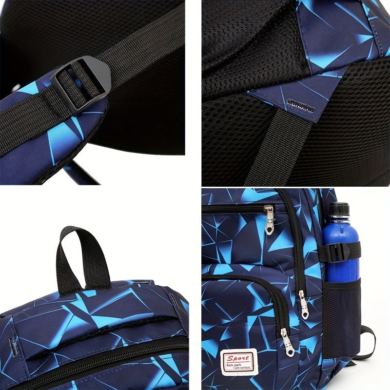 3PCS Ultimate Preppy Backpack Set - Spacious & Durable School & Travel Bags - Stylish Crossbody, Shoulder Bag & Purse Combo