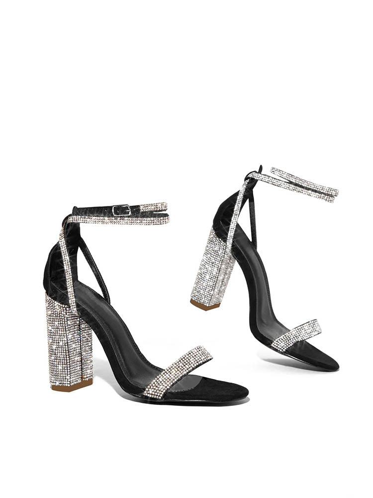 Rhinestones Ankle Sandals