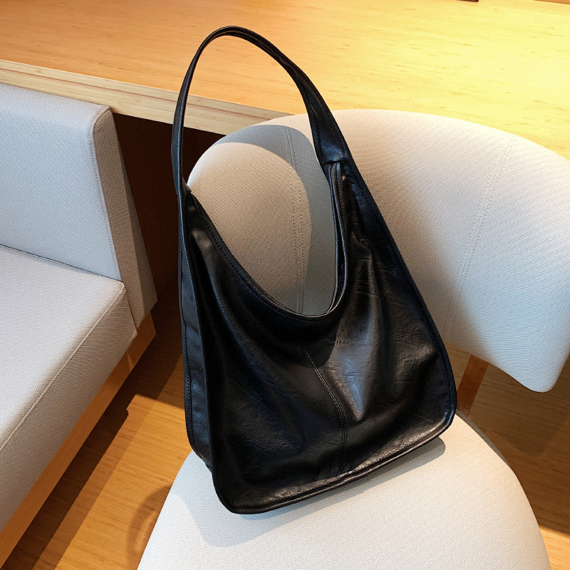 Daily Casual Solid Color Shoulder Luna Bags