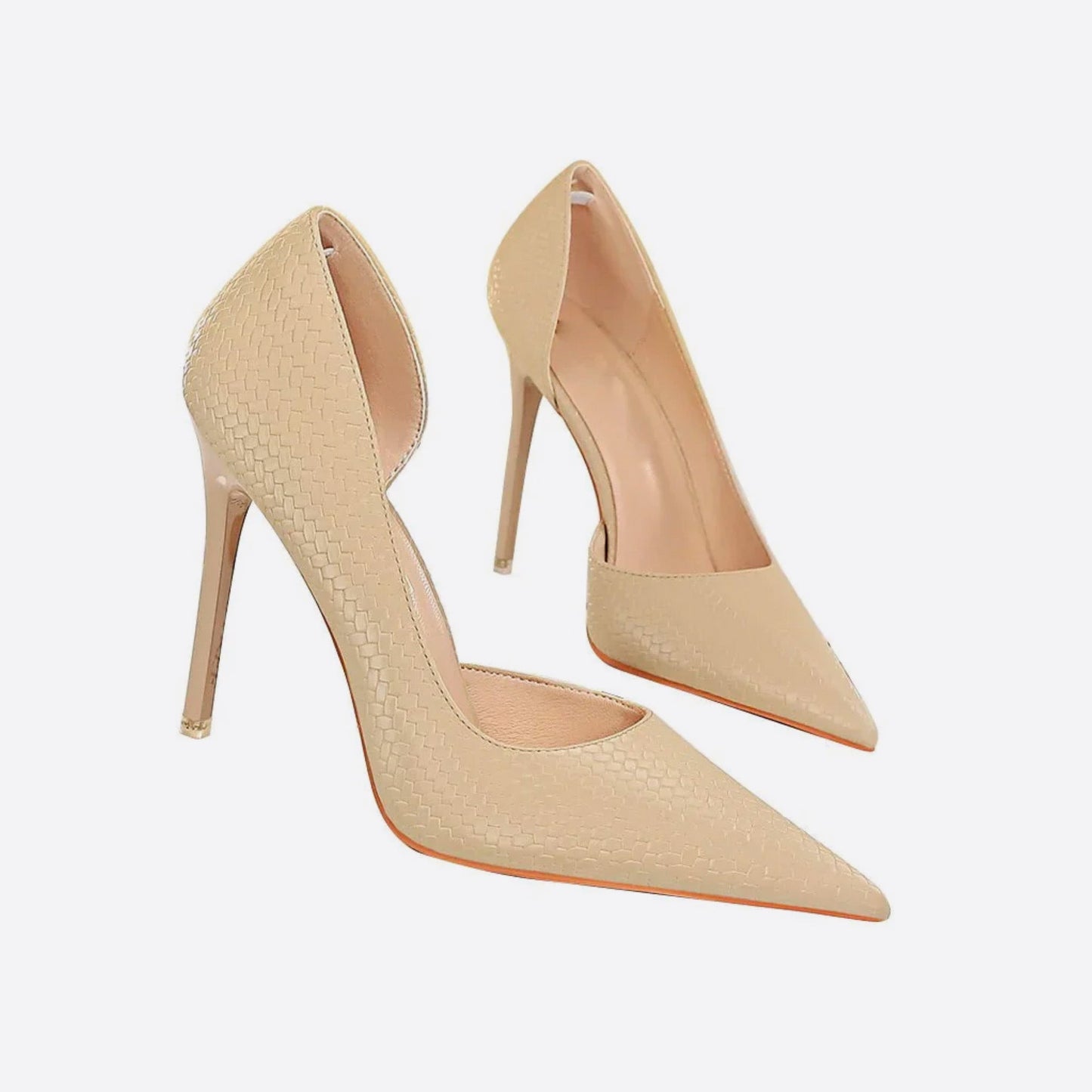 Women Point Toe Stiletto Heeled Pumps