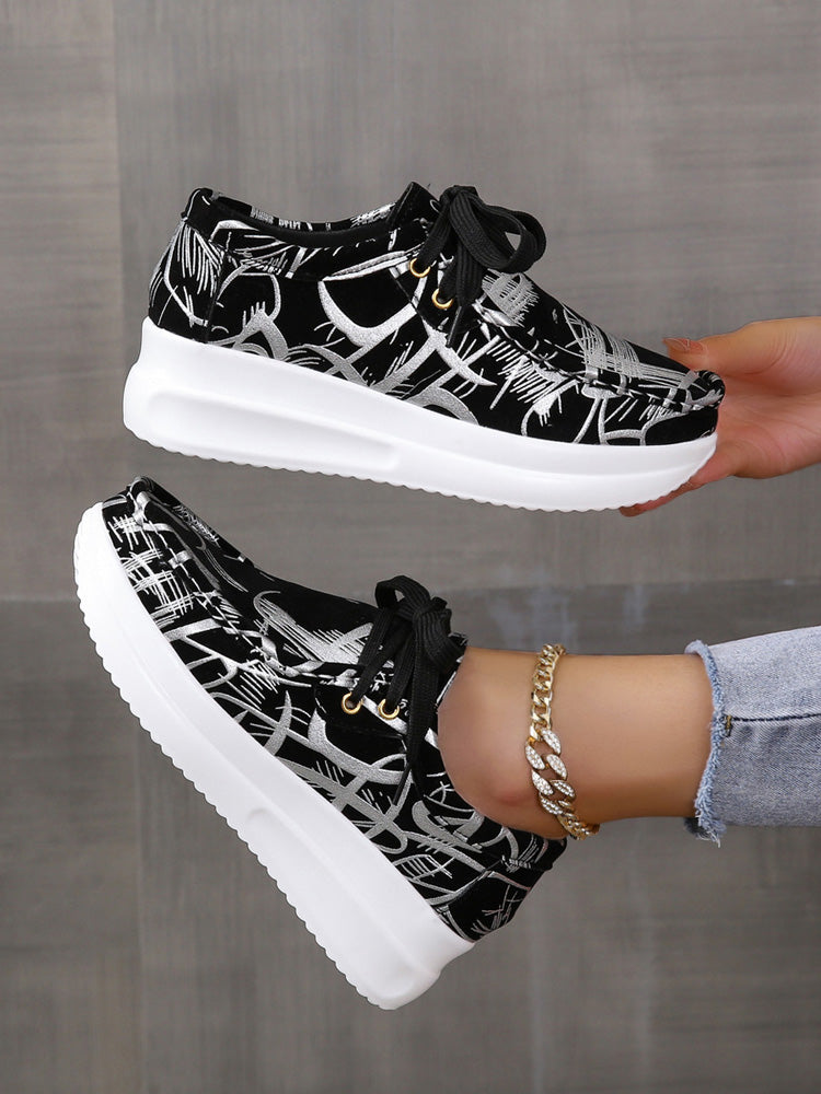 Lace Up Casual Sneakers