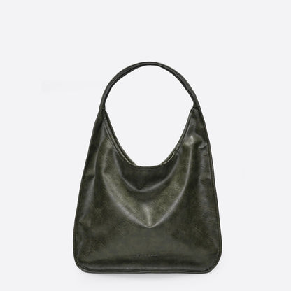 Daily Casual Solid Color Shoulder Luna Bags