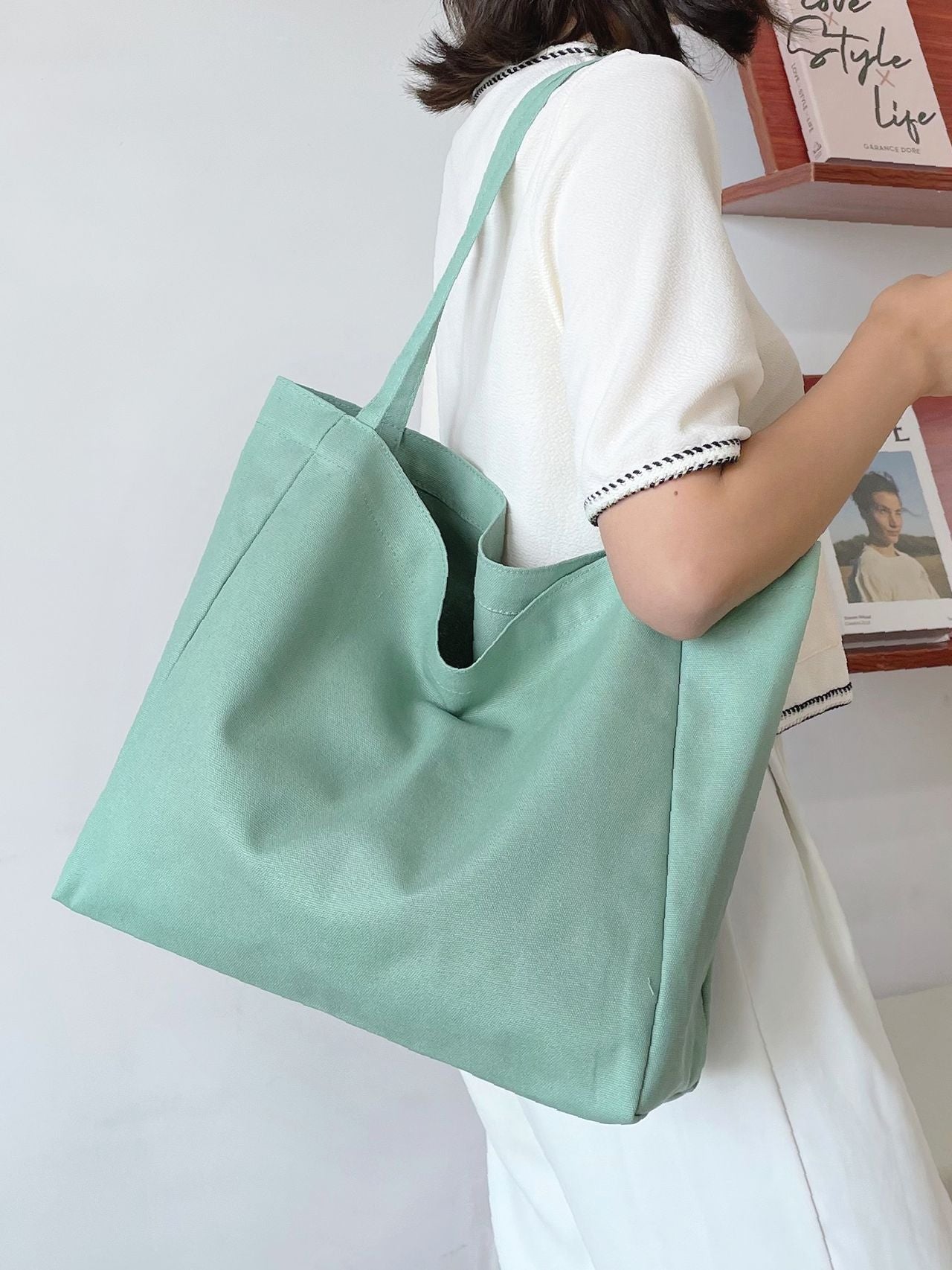 binfenxie - Minimalist Large Capacity Tote Bag  - Women Tote Bags