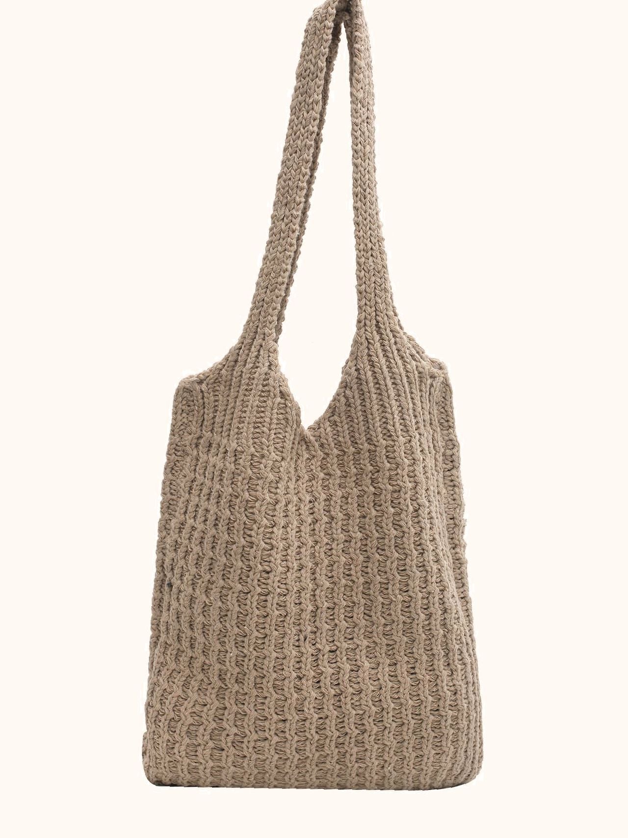 binfenxie - Large Capacity Crochet Tote Bag  - Women Tote Bags