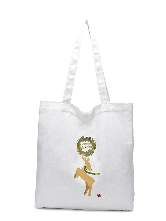 binfenxie - Animal & Letter Graphic Shopper Bag  - Women Tote Bags