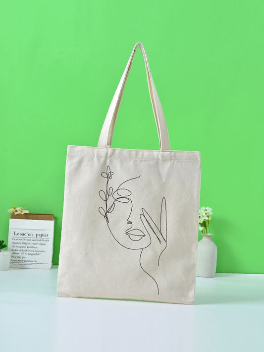 binfenxie - Figure Graphic Shopper Bag  - Women Tote Bags