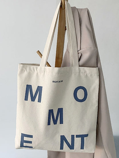 binfenxie - Letter Graphic Shopper Bag  - Women Tote Bags