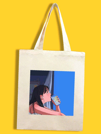 binfenxie - Figure Graphic Shopper Bag  - Women Tote Bags