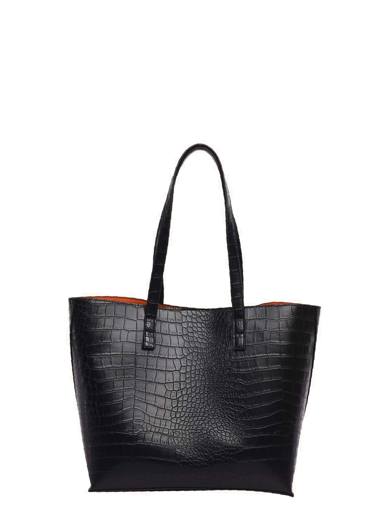 binfenxie - Croc Embossed Tote Bag  - Women Tote Bags