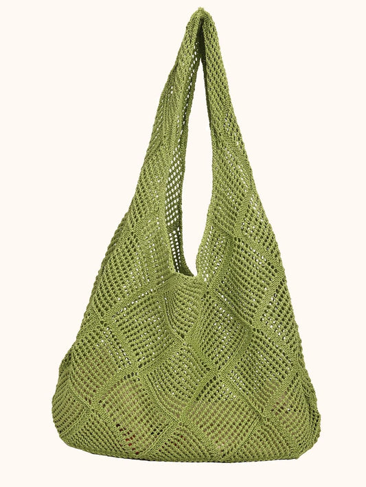 binfenxie - Crochet Tote Bag  - Women Tote Bags