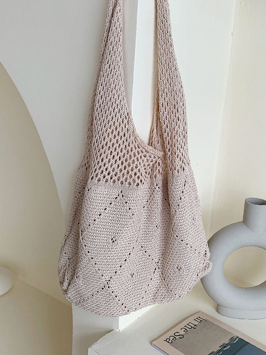 binfenxie - Minimalist Large Capacity Crochet Bag  - Women Tote Bags