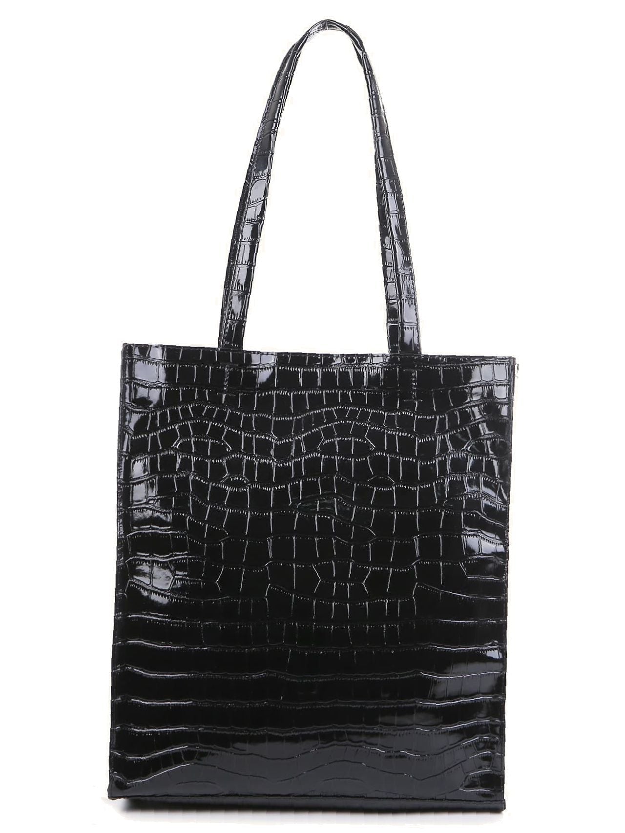 binfenxie - Croc Embossed Tote Bag  - Women Tote Bags