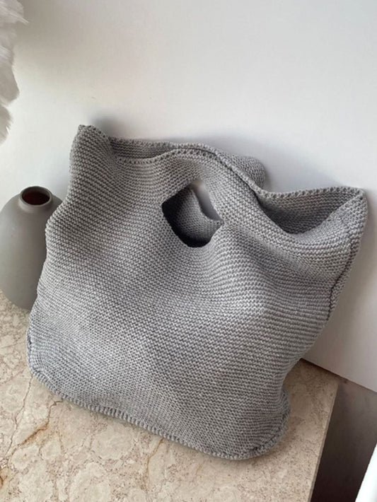 binfenxie - Minimalist Top Handle Crochet Bag  - Women Tote Bags