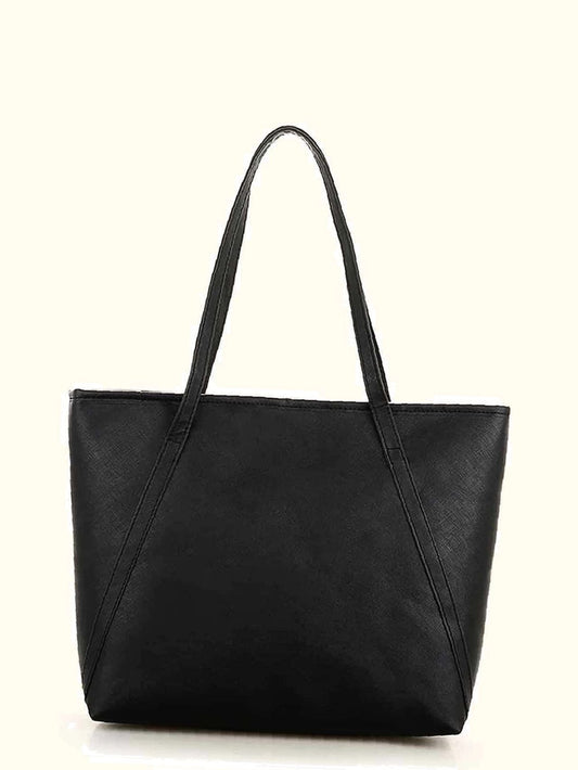 binfenxie - Minimalist PU Tote Bag  - Women Tote Bags