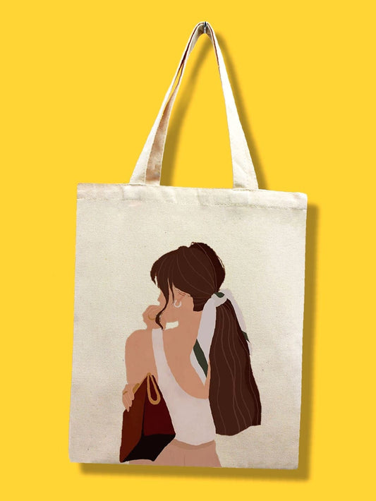 binfenxie - Figure Graphic Shopper Bag  - Women Tote Bags