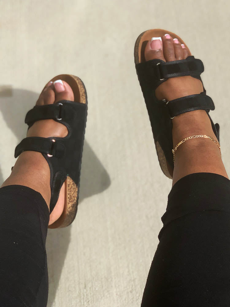 Velcro Flat Sandals