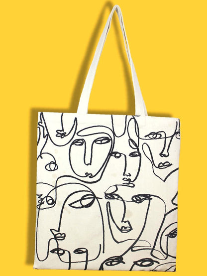 binfenxie - Figure Graphic Shopper Bag  - Women Tote Bags