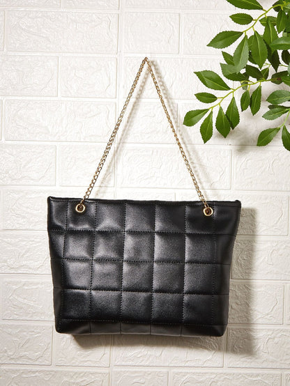 binfenxie - Quilted Chain Tote Bag  - Women Tote Bags