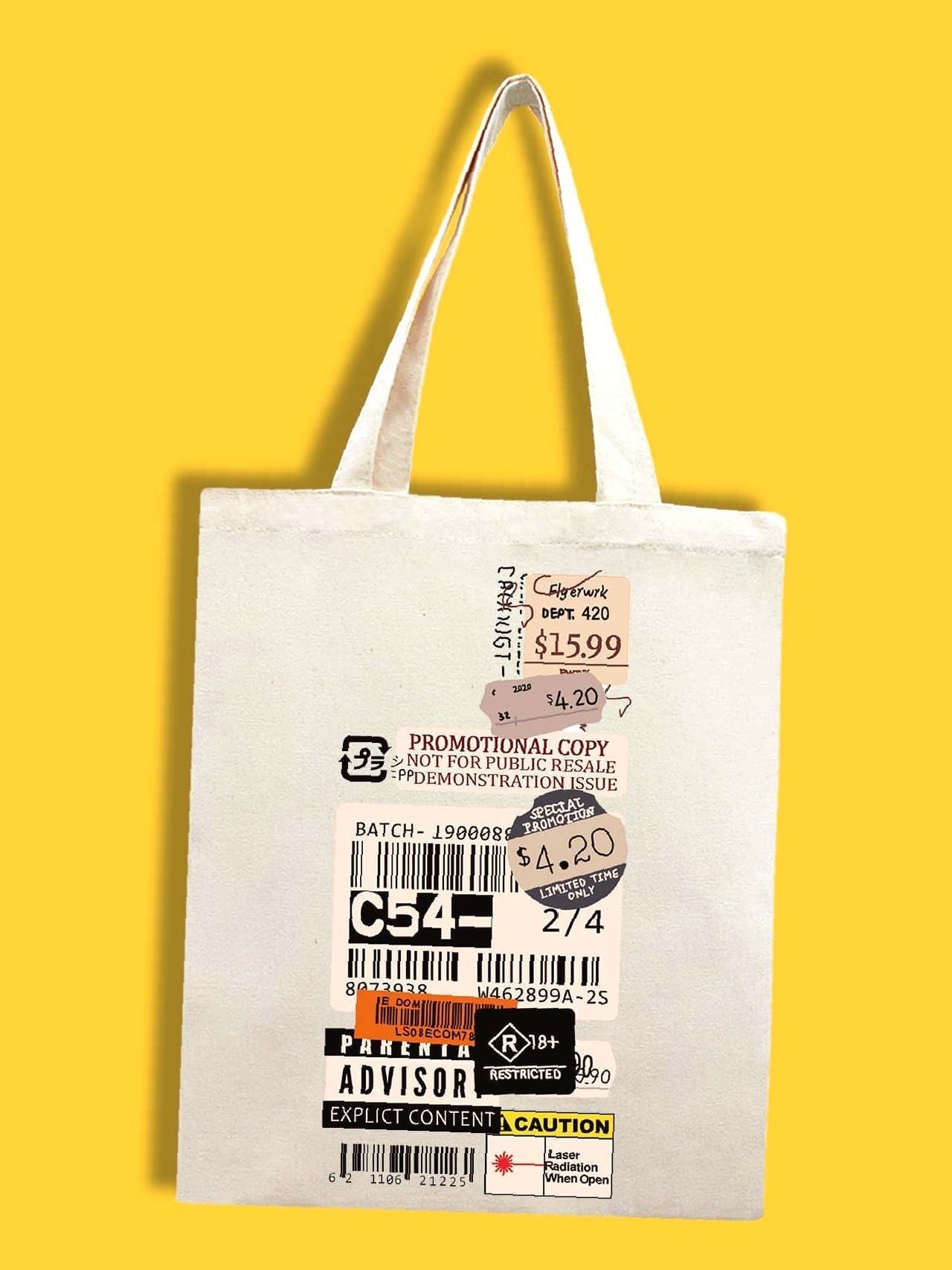 binfenxie - Letter Graphic Shopper Bag  - Women Tote Bags