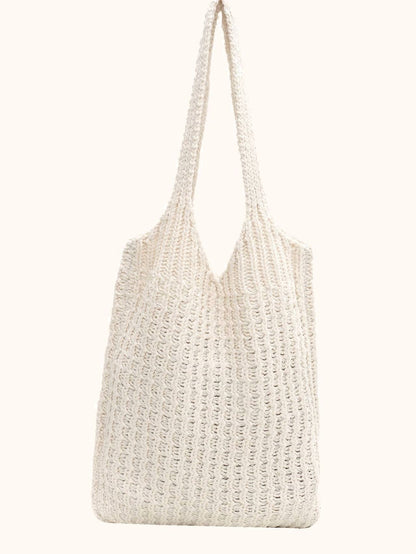 binfenxie - Large Capacity Crochet Tote Bag  - Women Tote Bags