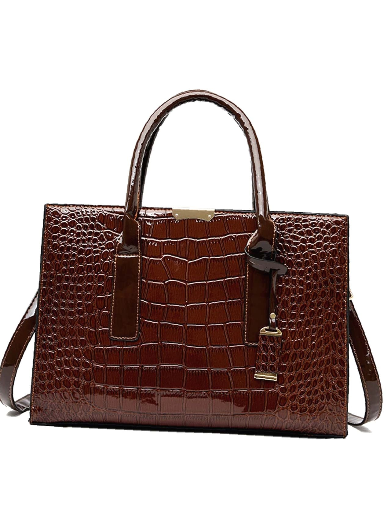 binfenxie - Croc Embossed Tote Bag  - Women Tote Bags