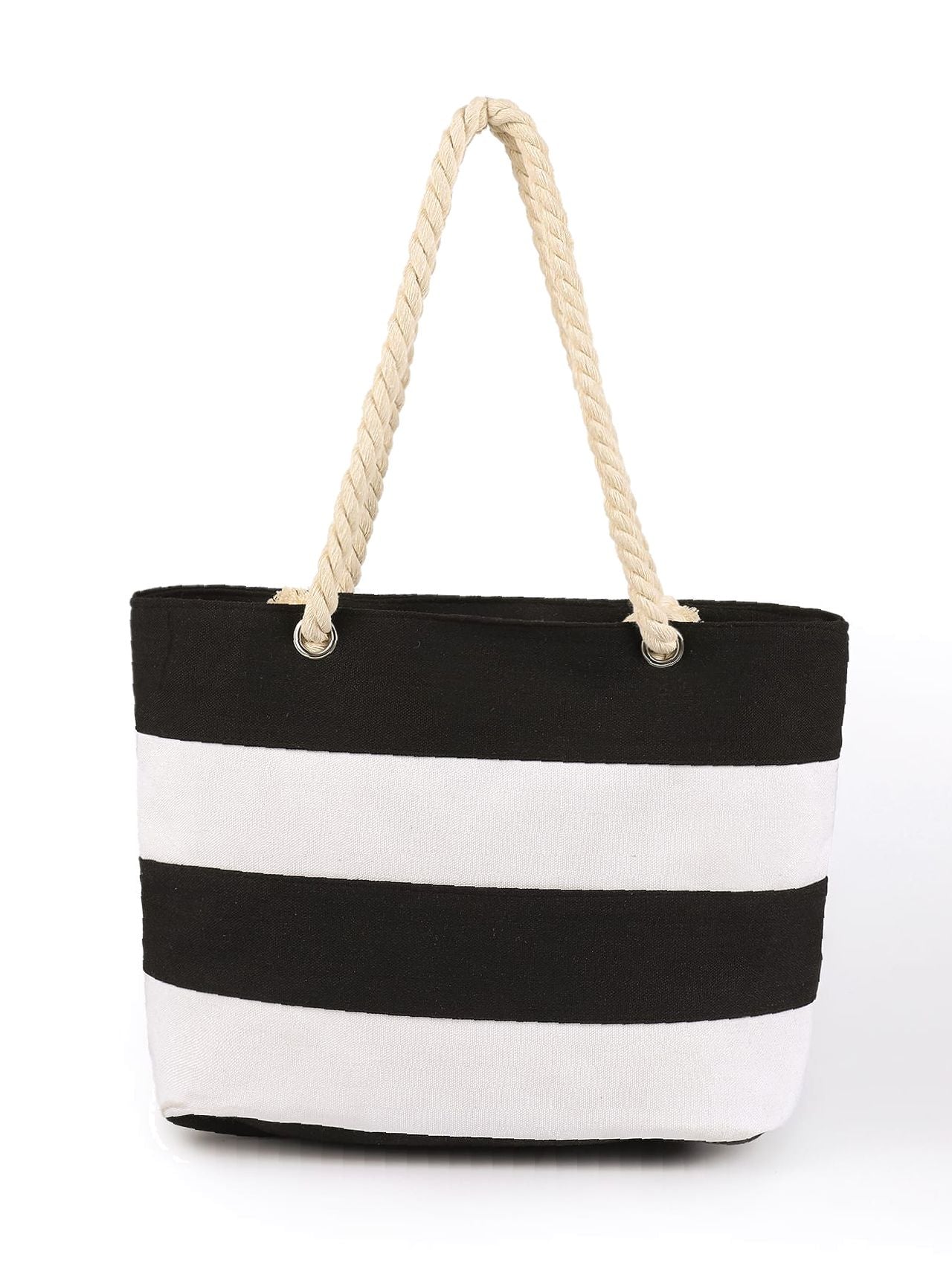 binfenxie - Two Tone Shoulder Tote Bag  - Women Tote Bags