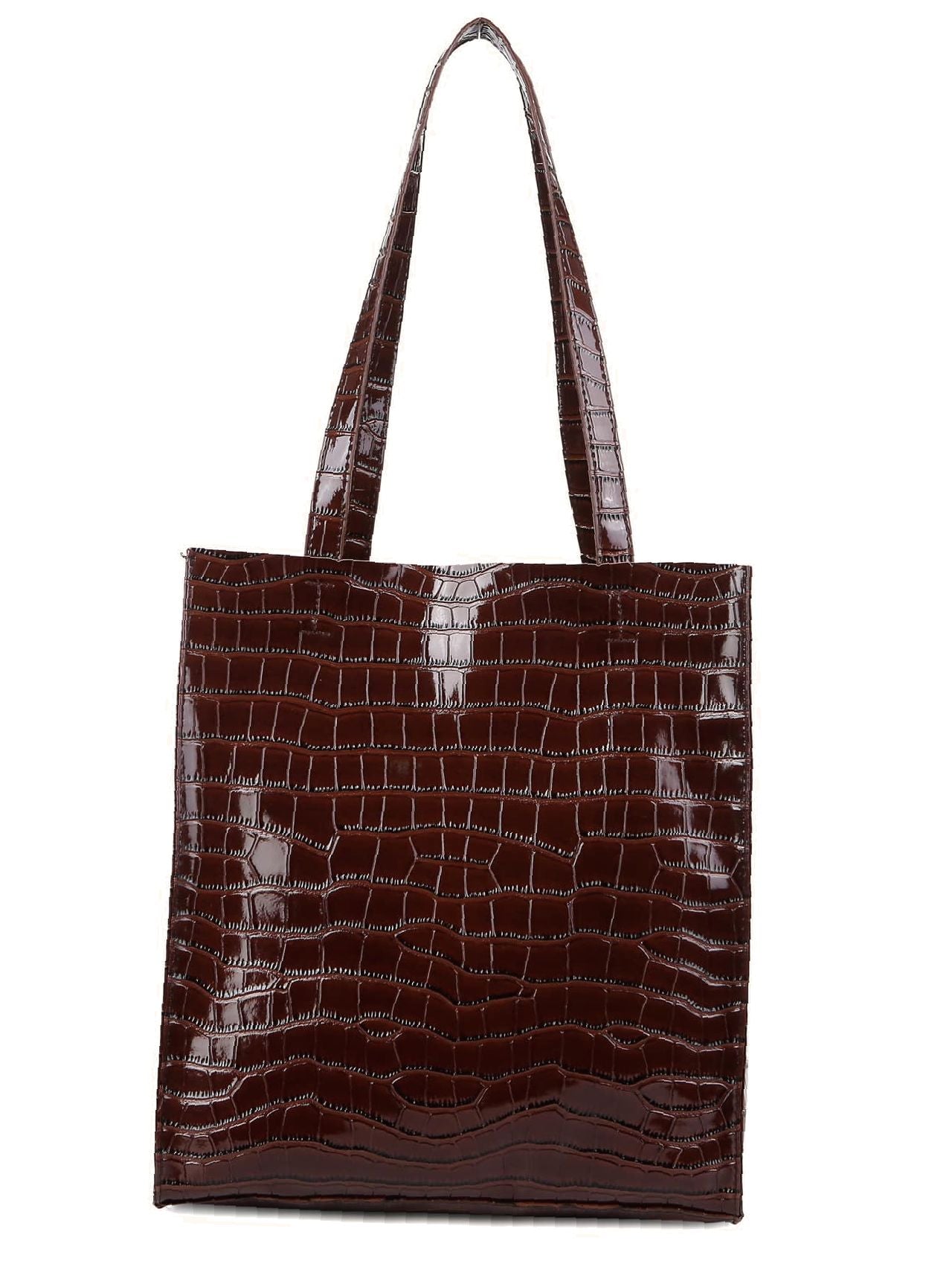 binfenxie - Croc Embossed Tote Bag  - Women Tote Bags