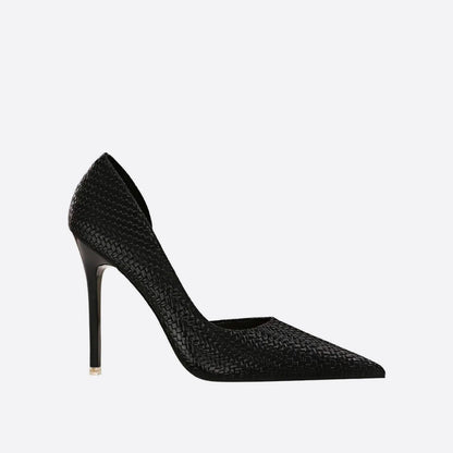 Women Point Toe Stiletto Heeled Pumps