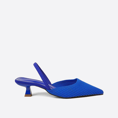 Futurecen- Women Point Toe Slingback Pumps