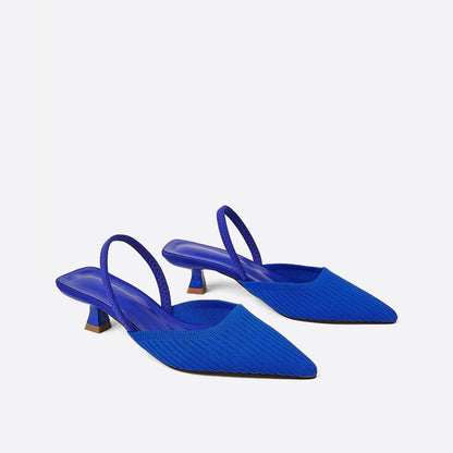 Futurecen- Women Point Toe Slingback Pumps