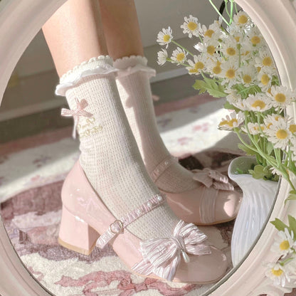 ♡ Butterfly Pastry ♡ - Mid-Heel Shoes