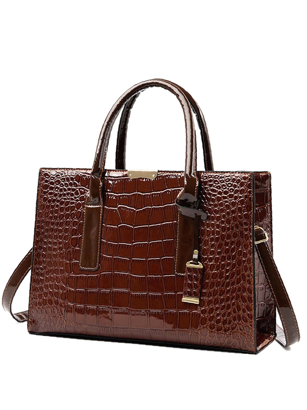 binfenxie - Croc Embossed Tote Bag  - Women Tote Bags