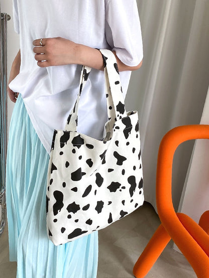 binfenxie - Cow Print Shopper Bag  - Women Tote Bags