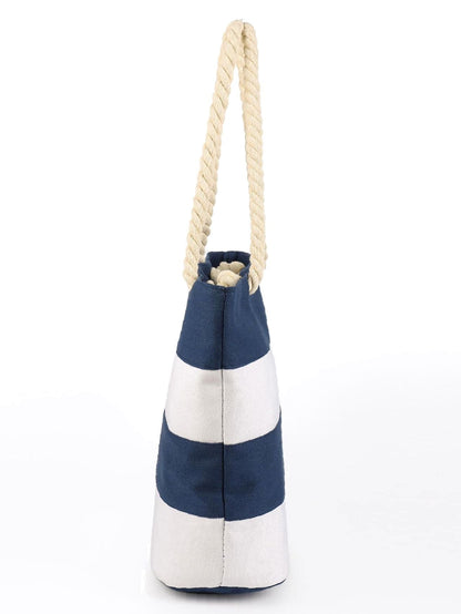 binfenxie - Two Tone Shoulder Tote Bag  - Women Tote Bags