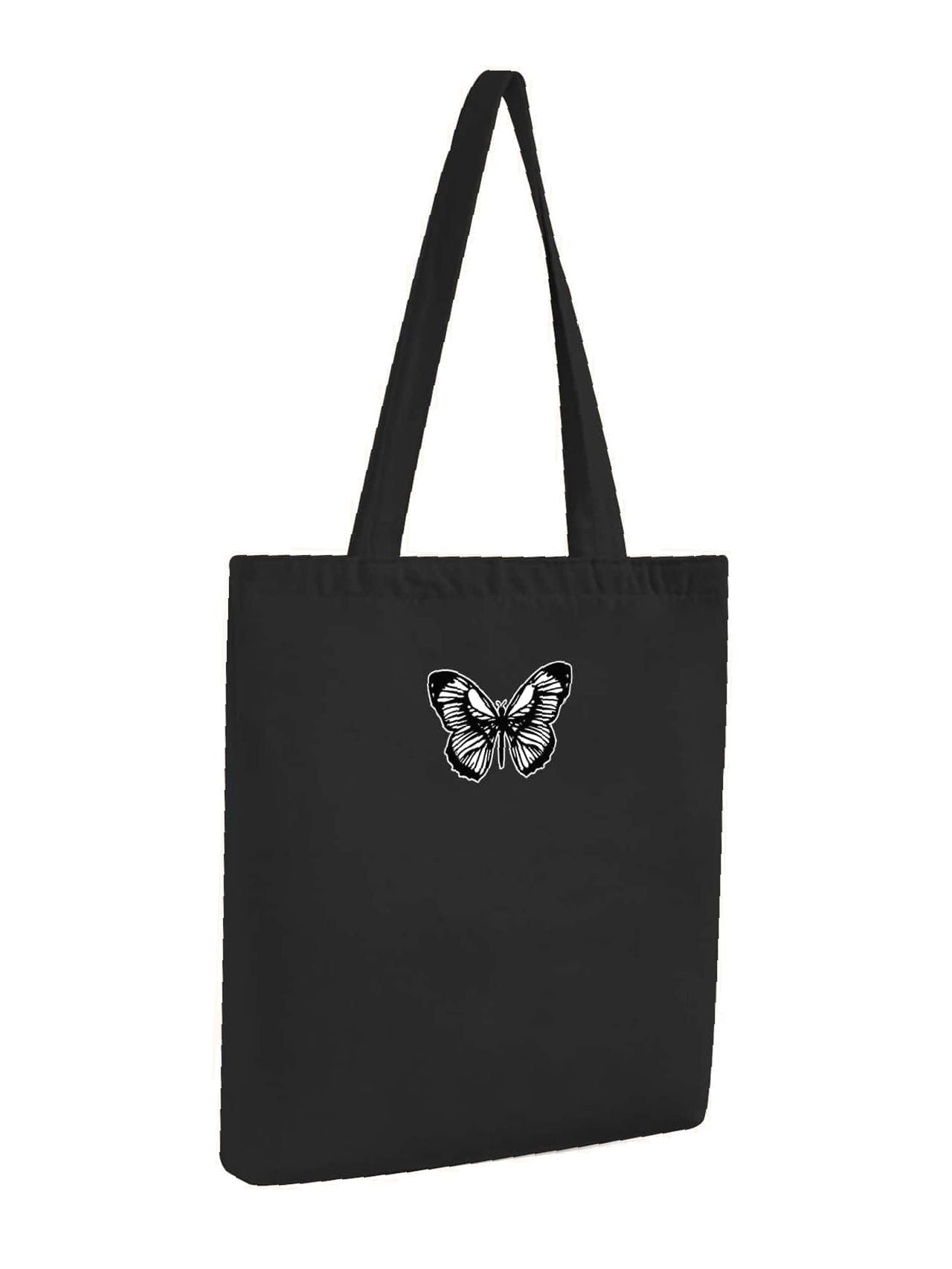 binfenxie - Butterfly Graphic Shopper Bag  - Women Tote Bags