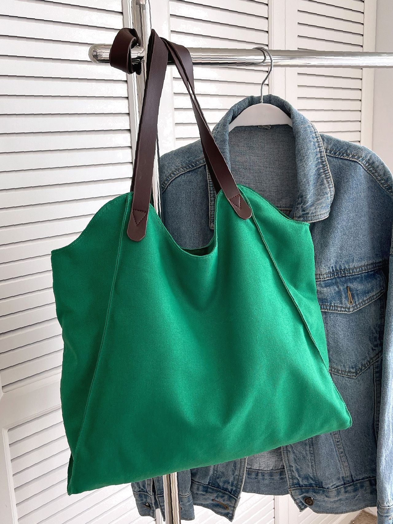 binfenxie - Minimalist Large Capacity Shopper Bag  - Women Tote Bags