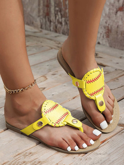 Baseball Flip-Flop Sandals