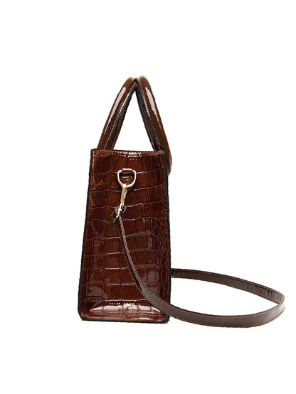 binfenxie - Croc Embossed Tote Bag  - Women Tote Bags