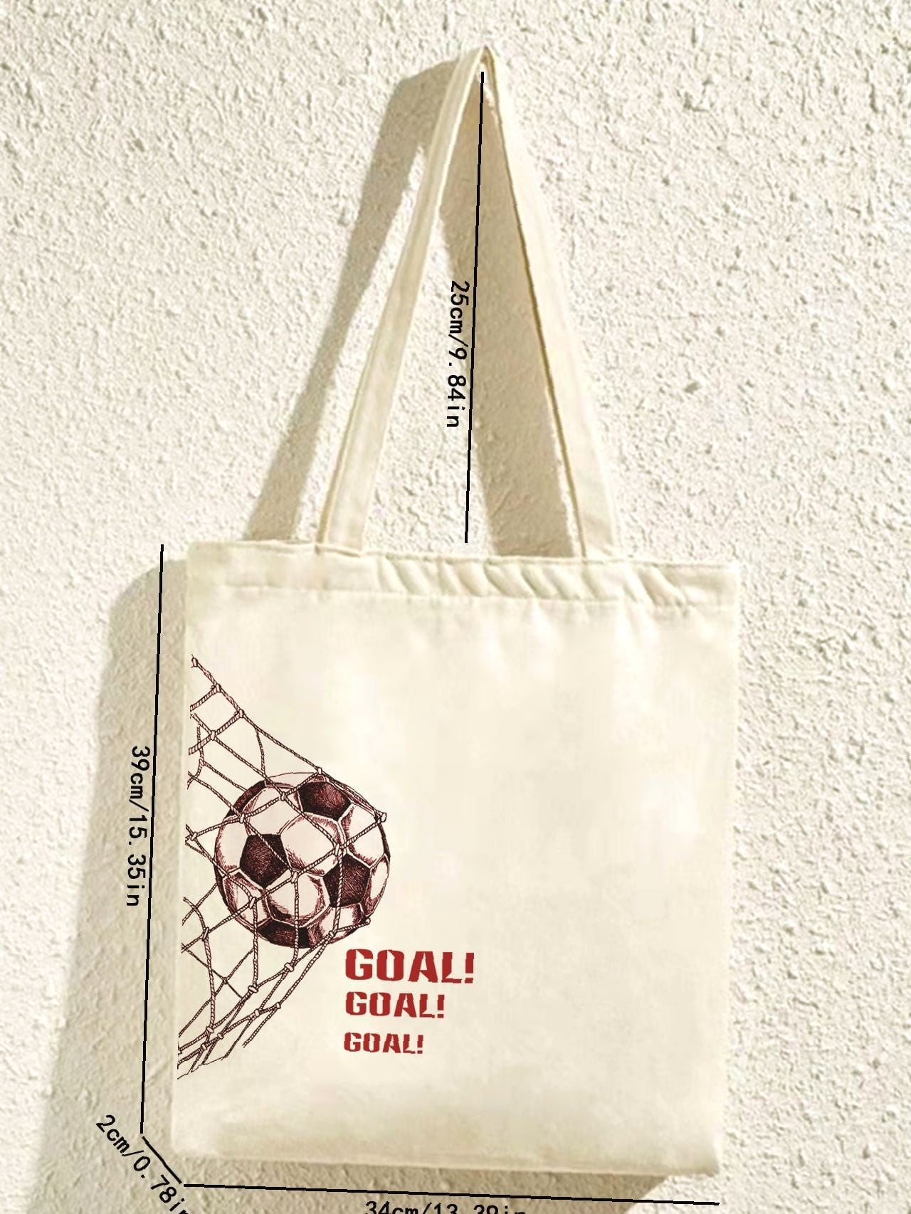 binfenxie - Football & Letter Graphic Shopper Bag  - Women Tote Bags