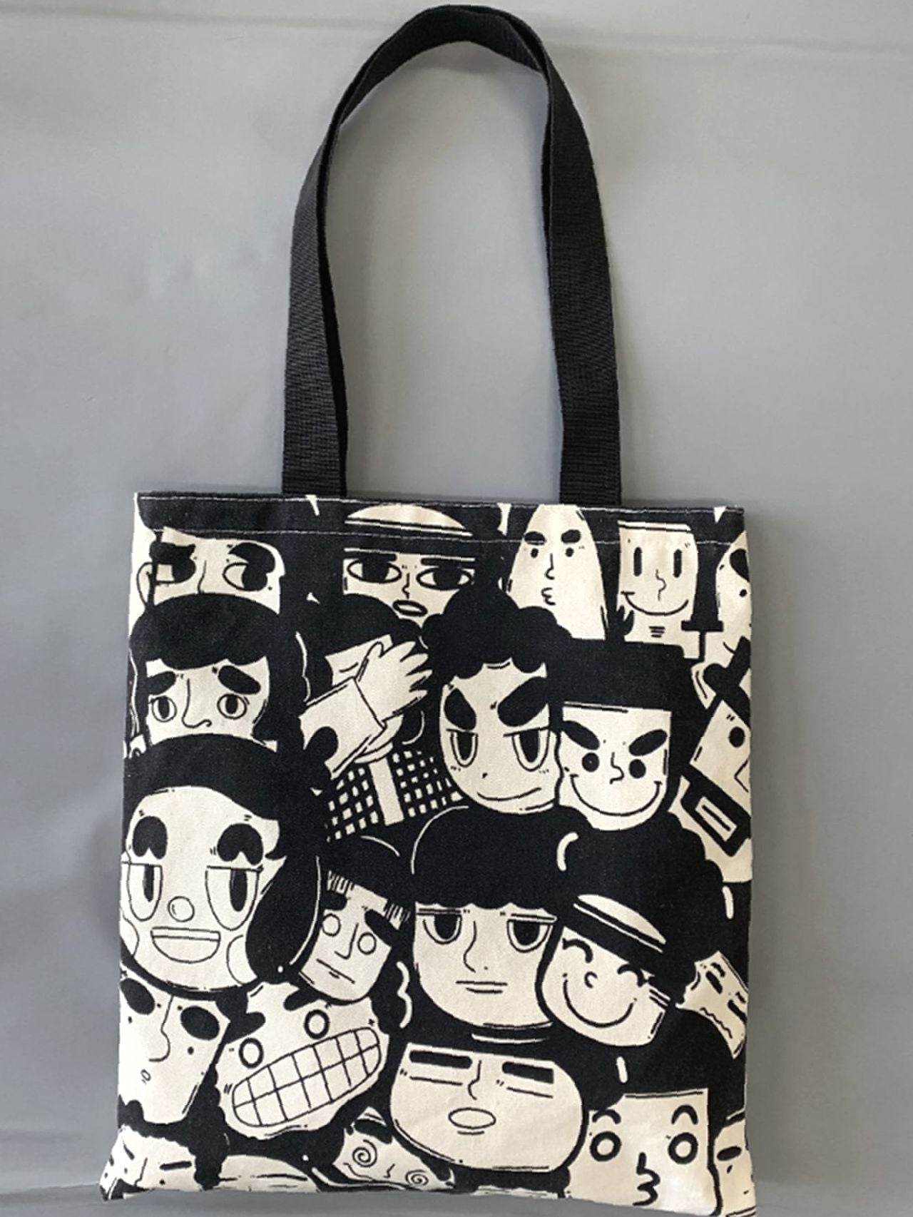 binfenxie - Cartoon Figure Graphic Shopper Bag  - Women Tote Bags