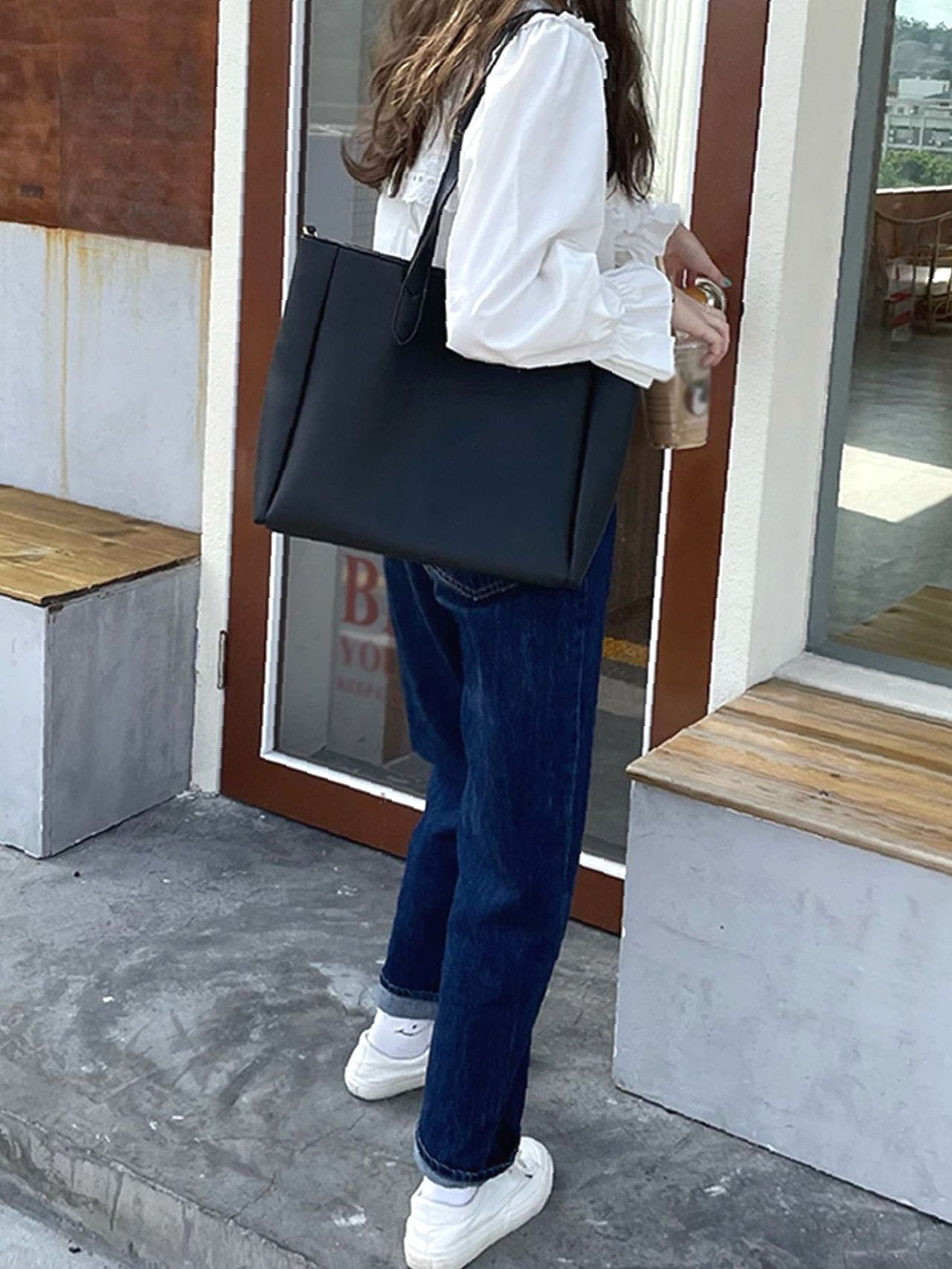 binfenxie - Minimalist Shoulder Tote Bag  - Women Tote Bags