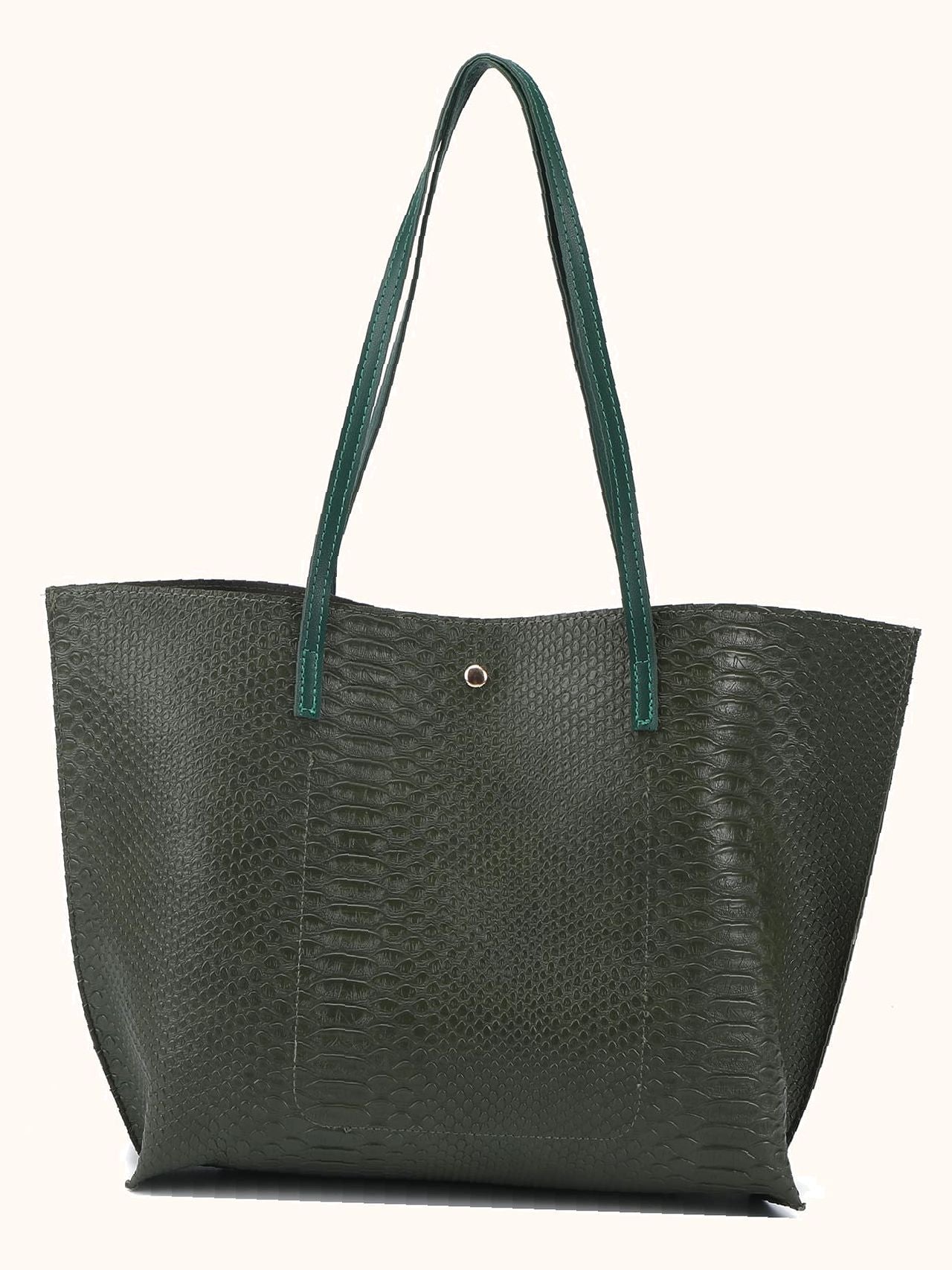 binfenxie - Pebble Embossed Tassel Decor Tote Bag  - Women Tote Bags