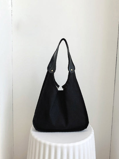 binfenxie - Minimalist Shoulder Tote Bag with Inner Pouch  - Women Tote Bags