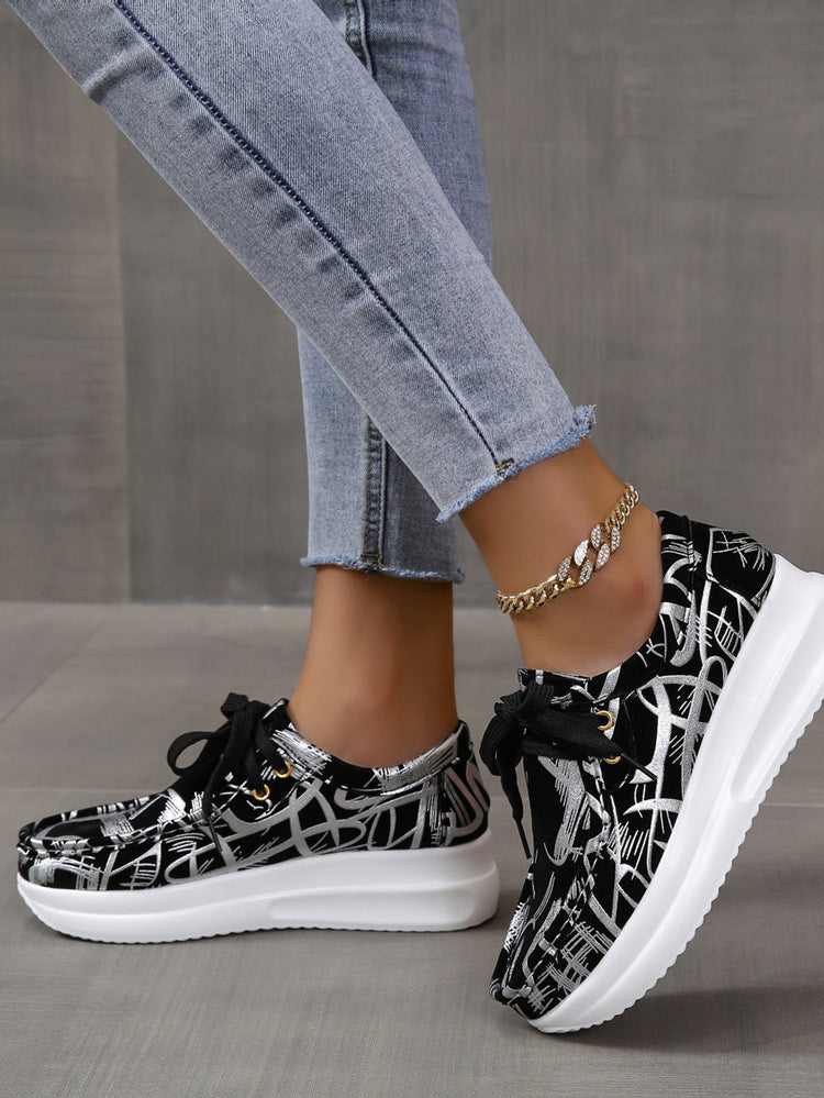 Lace Up Casual Sneakers