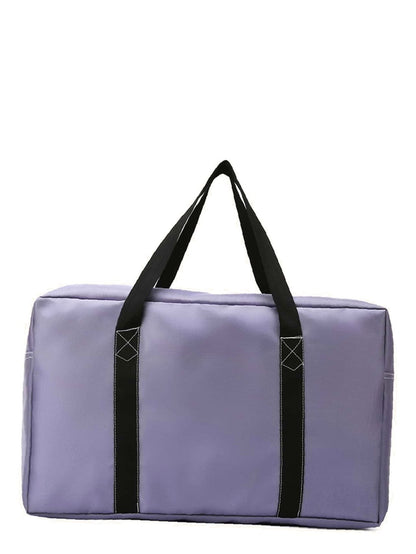 binfenxie - Contrast Binding Large Capacity Duffel Bag  - Women Tote Bags