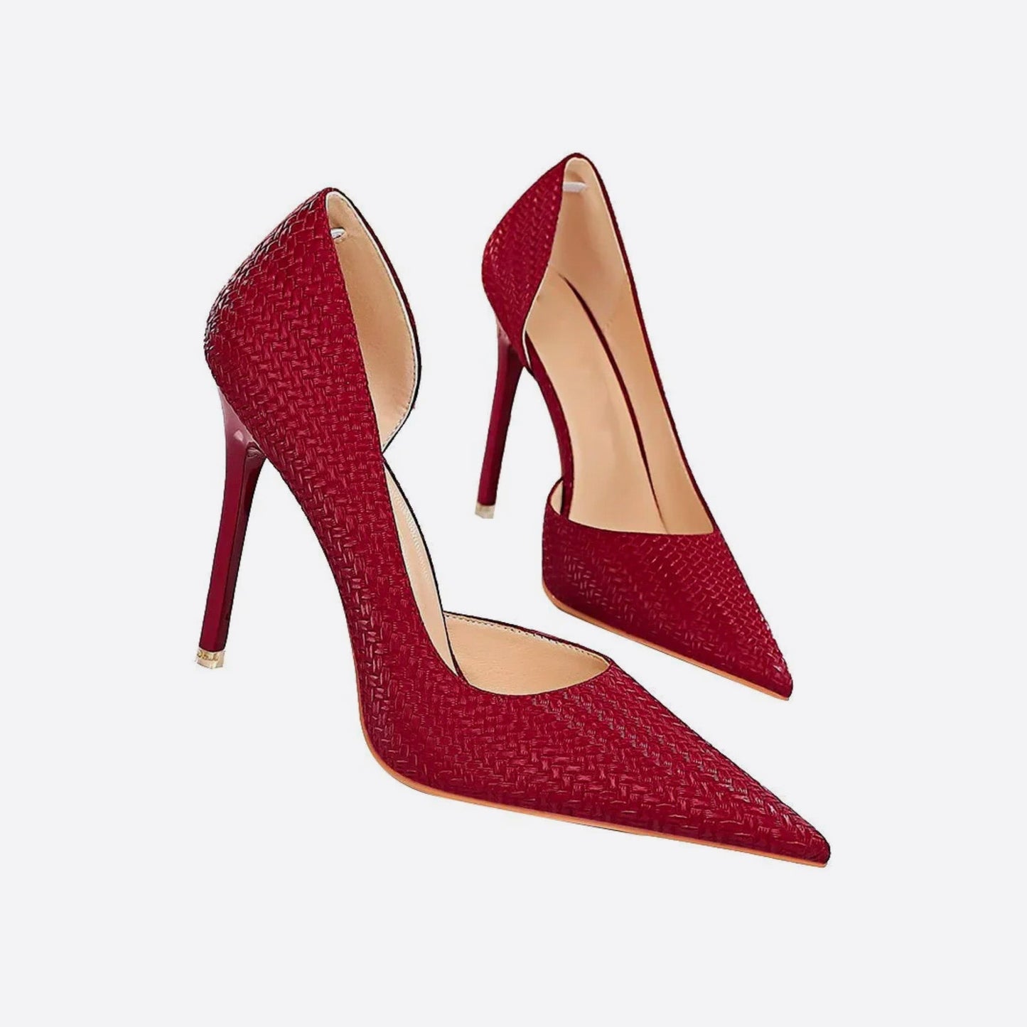 Women Point Toe Stiletto Heeled Pumps