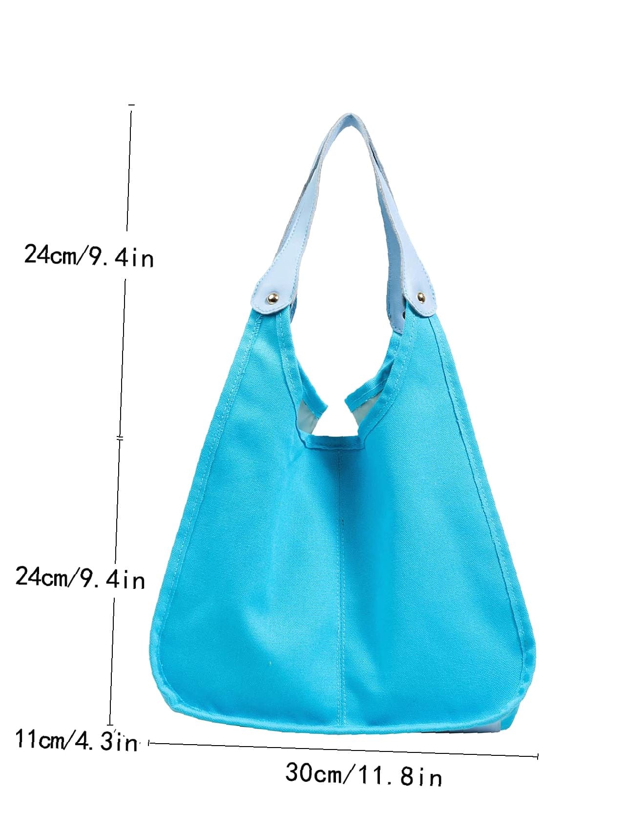 binfenxie - Minimalist Shoulder Tote Bag with Inner Pouch  - Women Tote Bags