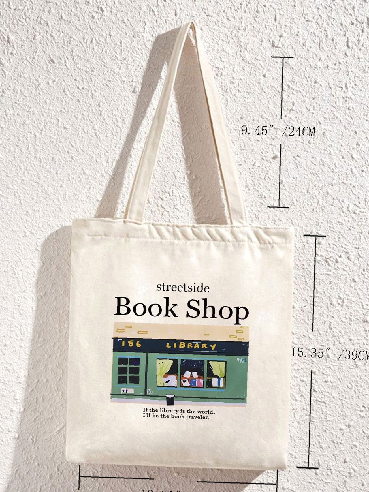 binfenxie - Cartoon & Letter Graphic Shopper Bag  - Women Tote Bags