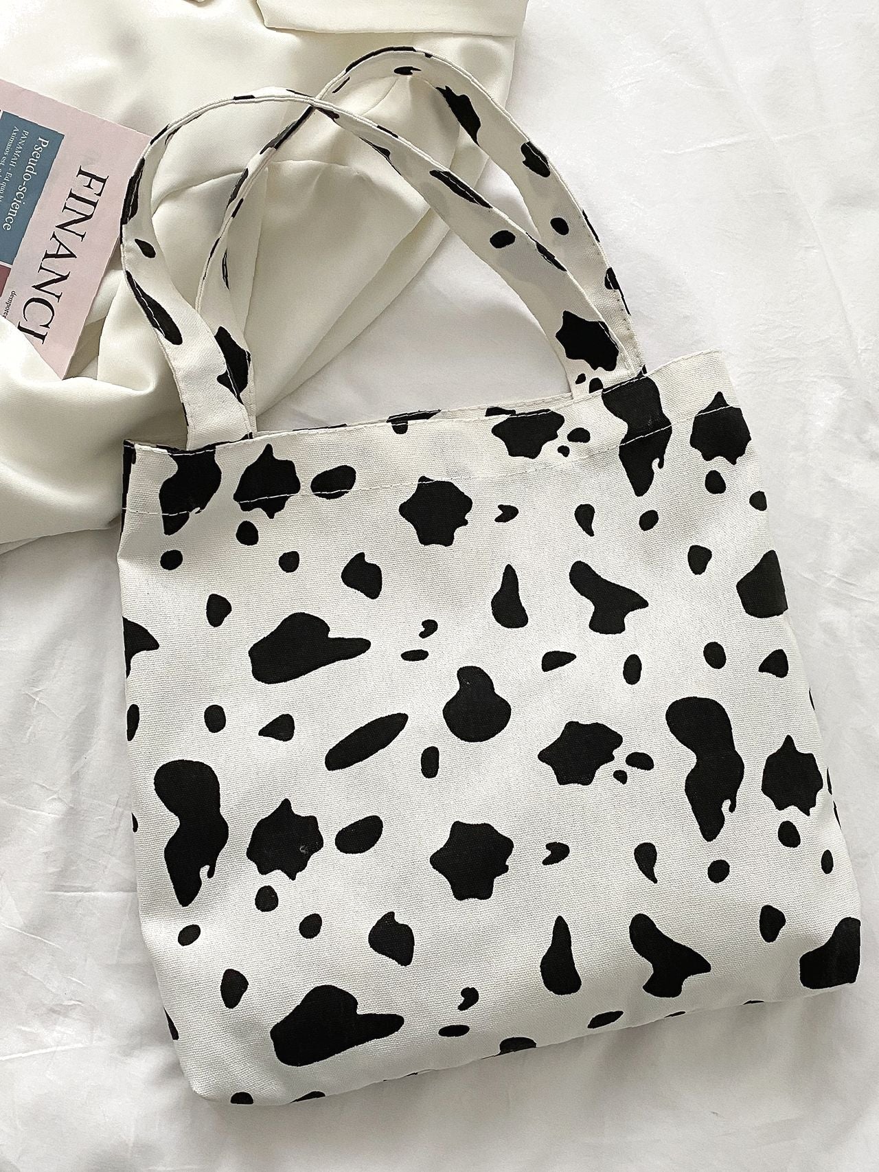 binfenxie - Cow Print Shopper Bag  - Women Tote Bags