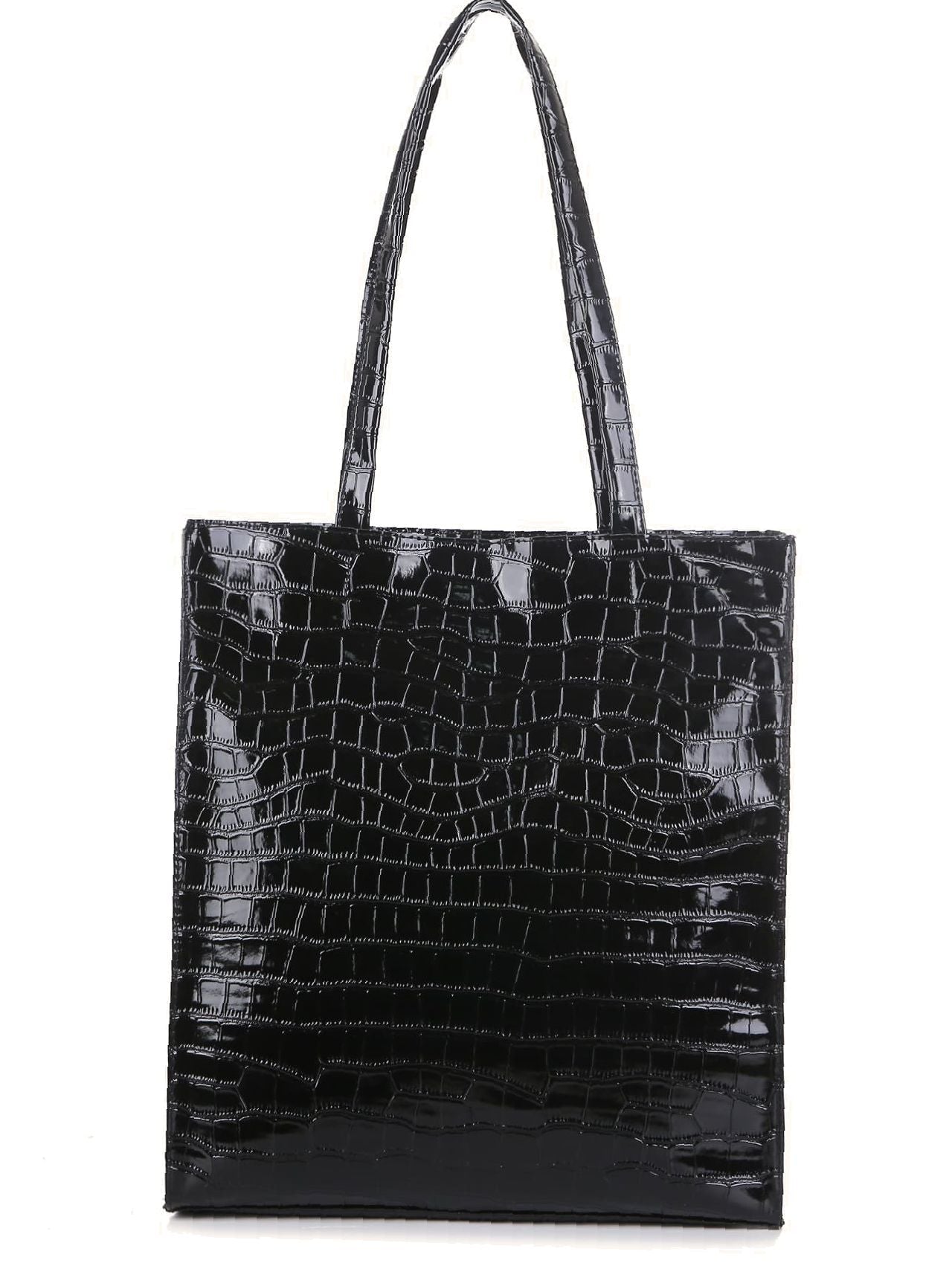 binfenxie - Croc Embossed Tote Bag  - Women Tote Bags